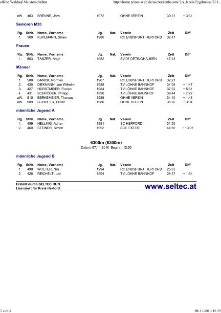 Eintracht Minden Leichtathletik - TGH-Leichtathletik