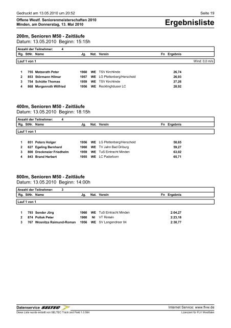 Eintracht Minden Leichtathletik - TGH-Leichtathletik