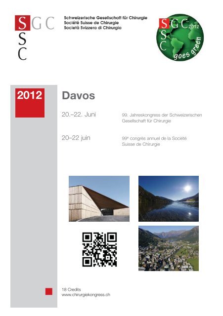 Davos 2012 - Congrès de la Société suisse de chirurgie