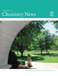 Chemistry news - Department of Chemistry - University of Illinois at ...