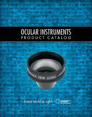 OCULAR INSTRUMENTS - Sevest AS