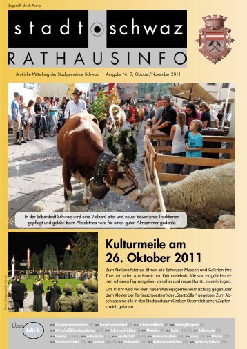 Rathausinfo Nr. 9 2011 - Schwaz