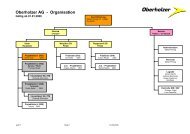 Oberholzer AG - Organisation - Burkhalter Holding AG