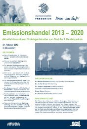 Emissionshandel 2013 – 2020 - Akademie Fresenius