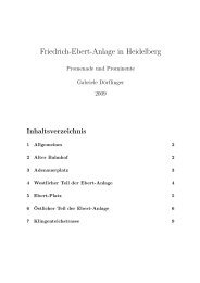 Friedrich-Ebert-Anlage in Heidelberg