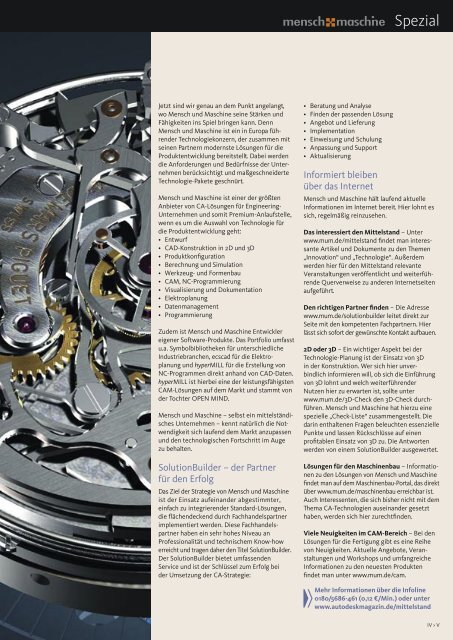 Autodesk Magazin No. 05/Ausgabe Mensch und Maschine