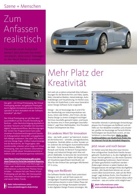 Autodesk Magazin No. 05/Ausgabe Mensch und Maschine