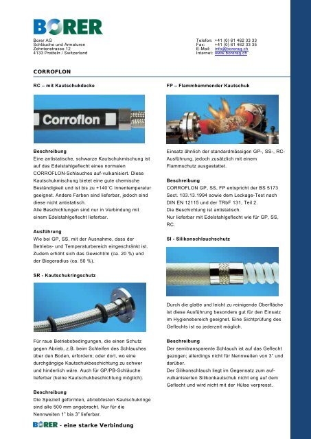 Corroflon - Borer AG