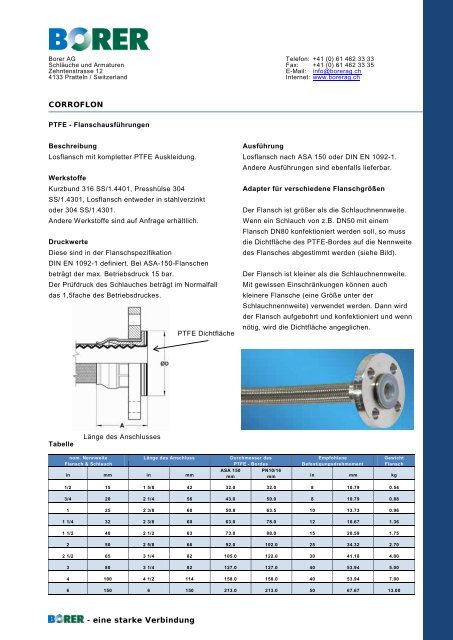 Corroflon - Borer AG