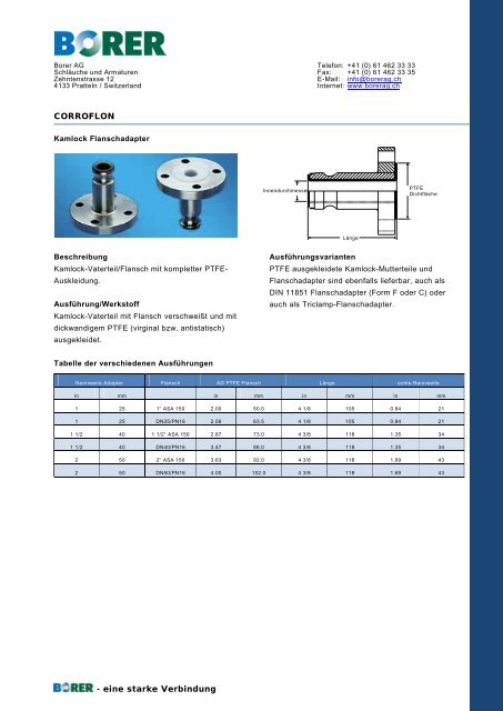 Corroflon - Borer AG