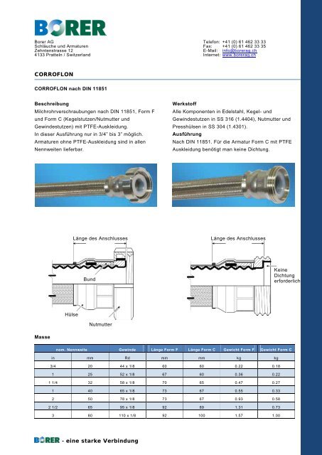 Corroflon - Borer AG