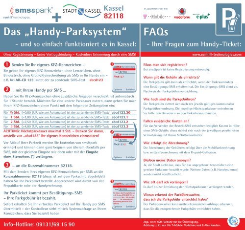 Informationen der Firma sunhill technologies GmbH zum ... - Kassel