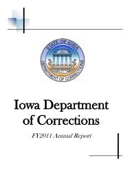 Iowa Department of Corrections - Iowa Department of Management