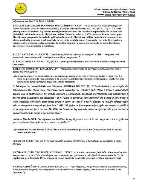 ROTEIRO DE DIREITO CONSTITUCIONAL1 ... - Curso Jurídico