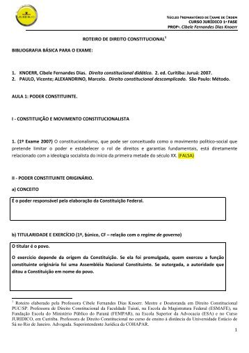 Material Direito Constitucional - Todos_OAB - Prof ... - Curso Jurídico