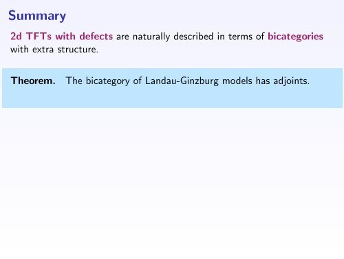 Topological defects and generalised orbifolds ... - Nils Carqueville