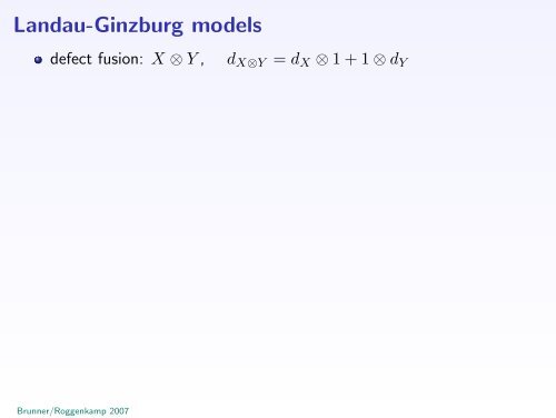 Topological defects and generalised orbifolds ... - Nils Carqueville