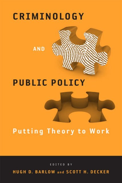 Criminology and Public Policy - Brainshare Public Online Library