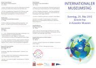 INTERNATIONALER MUSEUMSTAG - Kassel