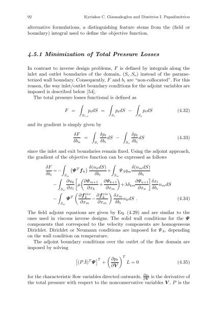 Optimization and Computational Fluid Dynamics - Department of ...