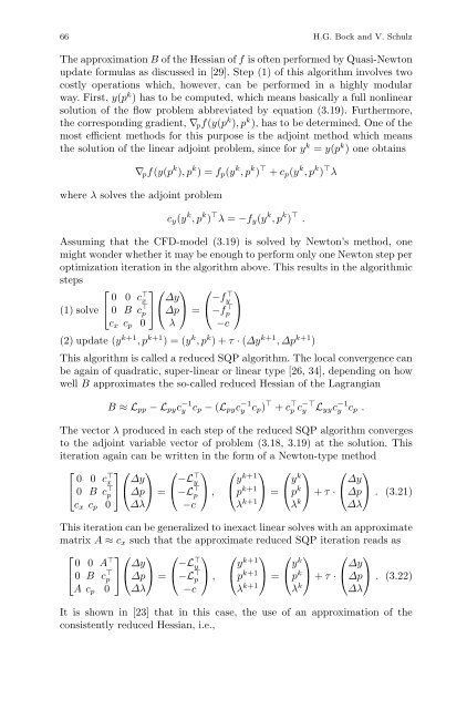 Optimization and Computational Fluid Dynamics - Department of ...