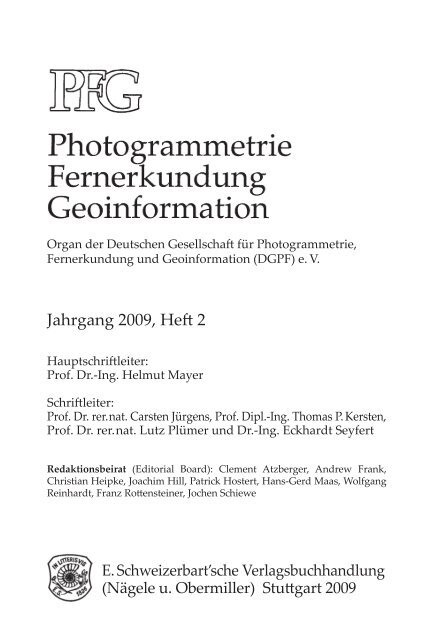 Jahrgang 2009, Heft 2 - DGPF