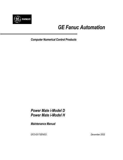 Power Mate I Model D H Maintenance Manual Gfz Prod Sa Power Mate I Model D H Maintenance Manual Gfz Prod Sa