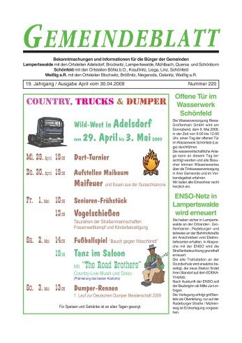 Country, Trucks & Dumper - Lampertswalde