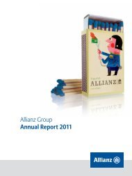 Allianz Group Annual Report 2011 - Investor Relations Center