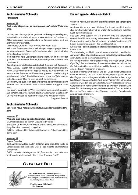 Ausgabe 01 / 2013 - Treuen