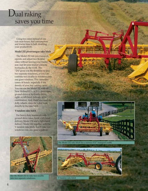 New Holland Rolabar® Rakes