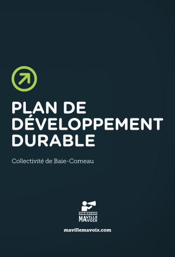 Plan de développement durable