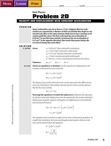 Holt physics solution manual pdf