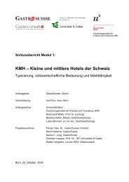 KMH – Kleine und mittlere Hotels der Schweiz - Forschungsinstitut ...
