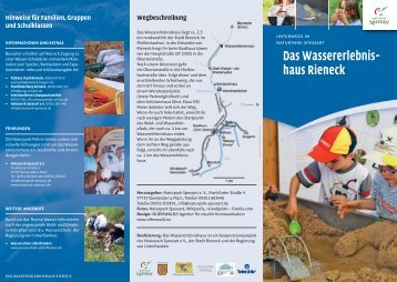 Wassererlebnishaus Rieneck - Naturpark Spessart