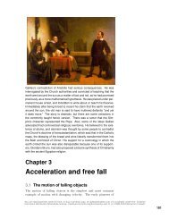 Chapter 3 Acceleration and free fall - Light and Matter