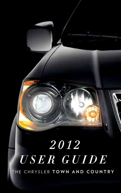 2012 Chrysler Town & Country Users Guide