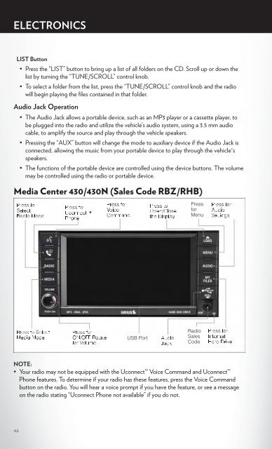 2012 Chrysler Town & Country Users Guide