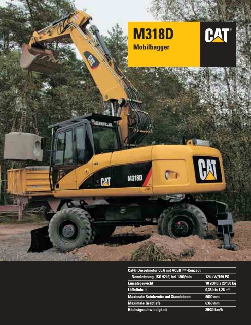 Cat 318 D - hoch-baumaschinen.de