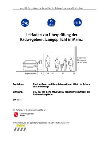 Leitfaden zur Überprüfung der Radwegebenutzungspflicht in Mainz ...