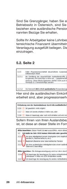 Steuer Sparen 2011 - AK - Niederösterreich - Arbeiterkammer