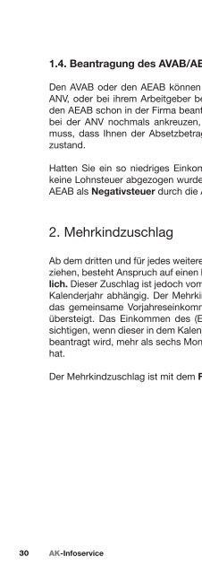 Steuer Sparen 2011 - AK - Niederösterreich - Arbeiterkammer