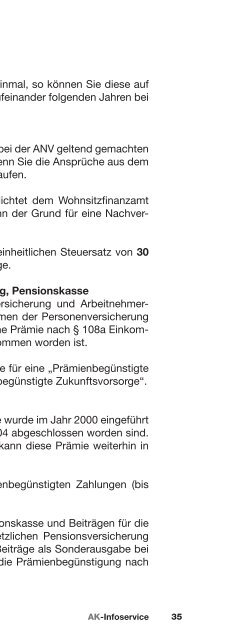 Steuer Sparen 2011 - AK - Niederösterreich - Arbeiterkammer