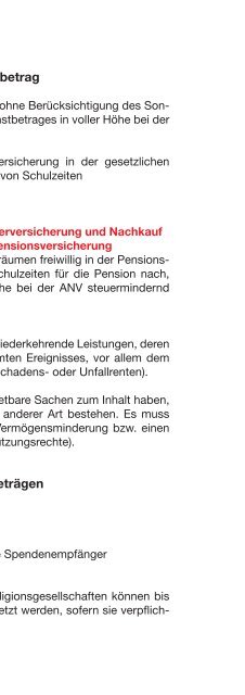 Steuer Sparen 2011 - AK - Niederösterreich - Arbeiterkammer