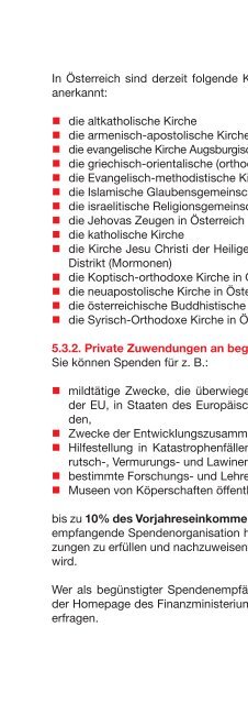 Steuer Sparen 2011 - AK - Niederösterreich - Arbeiterkammer