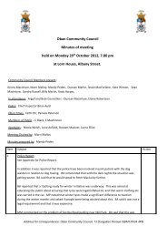 Oban Community Council Minutes of meeting held on Monday 29th ...