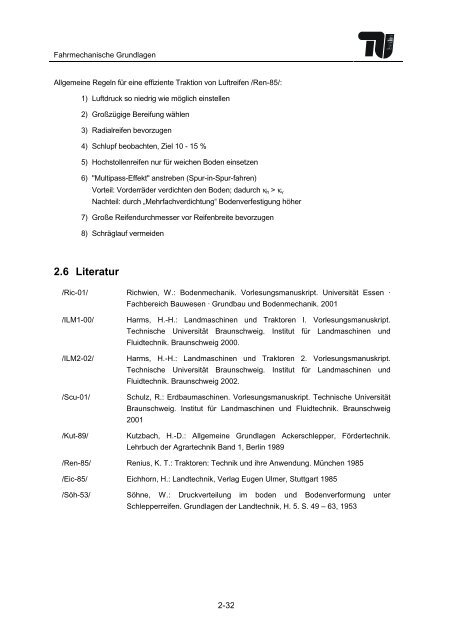 2 Fahrmechanische Grundlagen mobiler Arbeitsmaschinen - tubIT