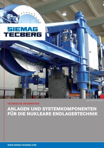 TI_25_Endlagertechnik_de.pdf - SIEMAG TECBERG
