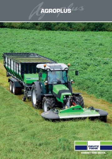 DeR neUe AGROPLUS - Same Deutz Fahr's