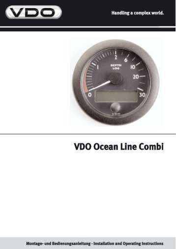 VDO Ocean Line Combi - VDO Marine